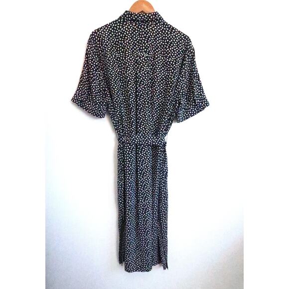 LAFAYETTE 148 Doha Silk Short-Sleeve Midi Belted Shirt Dress Nordstrom XL $748 - Picture 10 of 16